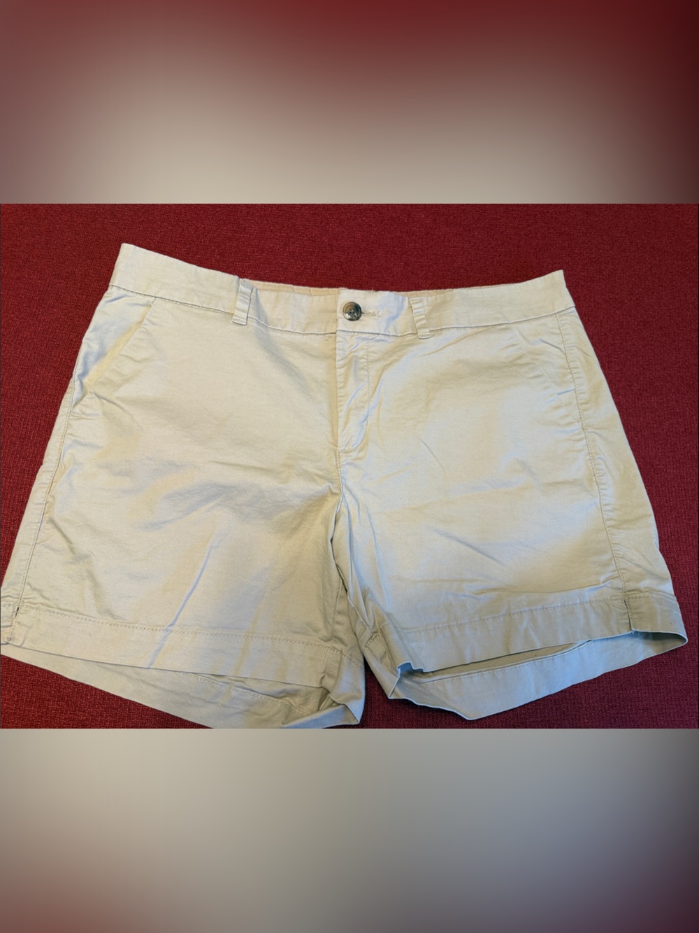 Old Navy Cream Cotton Bermuda Shorts